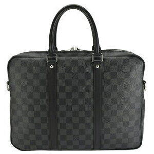 Louis Vuitton business Damier PDV Voyage Document shoulder Porte strap briefcase
